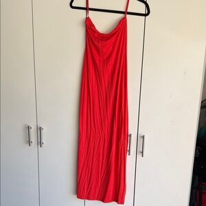 Urban Outfitters Vibrant Red Maxi Dress